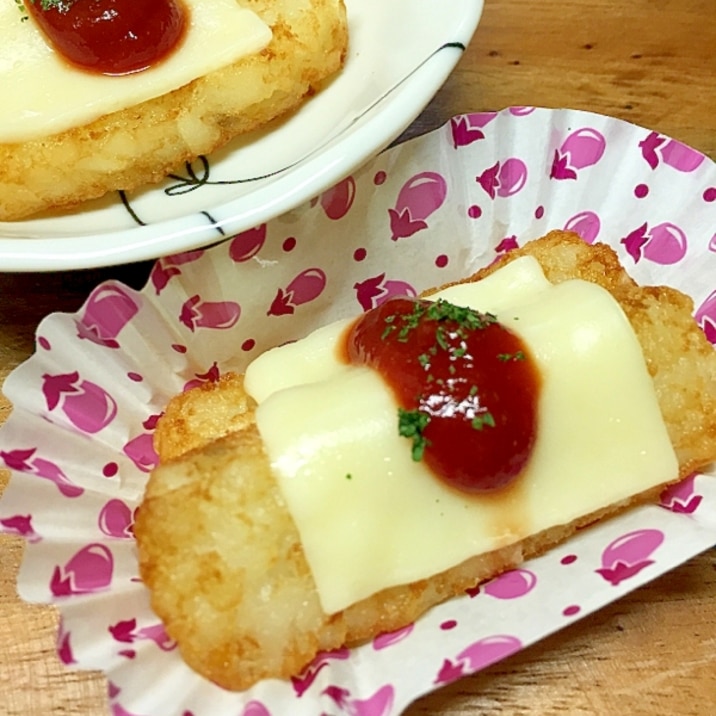 スティックハッシュポテトをお弁当のおかずに♪